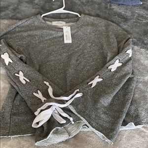 Brand New! Soul Cycle Bell Sleeve lace sweater